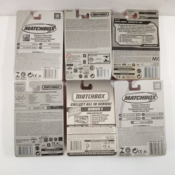 Matchbox Chevy Chevrolet Corvette C6 ZR1 ZR3 Grand Sport Diecast Cars Lot MOC - Picture 10 of 15